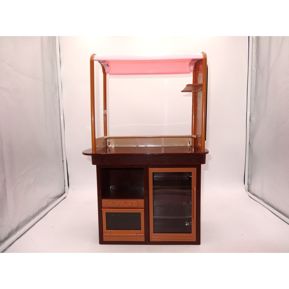 Our Generation Hot Chocolate Stand For 18" Doll Brown Pink Plastic Playset
